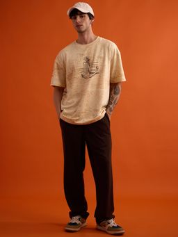 The Souled Store - Originals: Let's Beige Men Oversized T-Shirt
