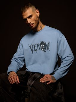 The Souled Store - Official Venom: Slurp Mens Oversized Full Sleeve T-Shirt
