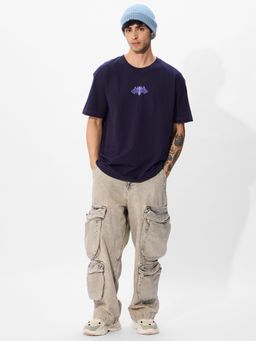 The Souled Store - Official Marvel: Venom Symbiote Mens Oversized T-Shirt