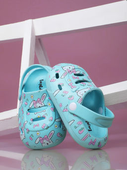 LIBERTY - Lucy & Luke SANDWALK Slingback Casual Printed Clogs - Blue