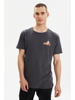 Trendyol - Man Grey T-Shirt