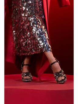 Anaar - Black Go Get'em Platform Sandals