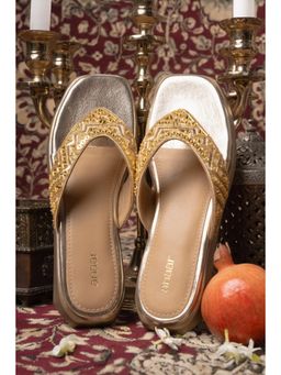 Anaar - Gold Summer daze Flat Sandals