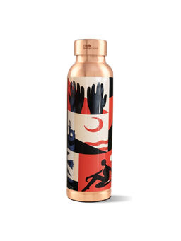 The Better Home - Copper Bottle 950ml Saharan Sunset