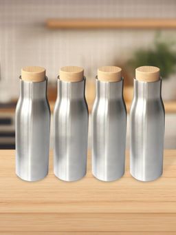 The Better Home - Insulated Stainle SS Steel Water Bottle 500ml (Pack of 4)
