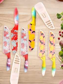 The Better Home - 3 Yellow & 3 Red Knife