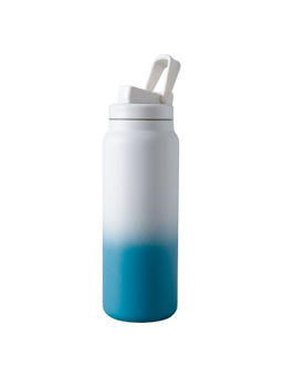 The Better Home - Insulated Stainle SS Steel Bottle Gradien White Blue 900ml