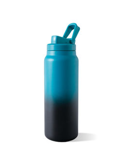 The Better Home - Insulated Stainle SS Steel Bottle Gradient Teal Black 900ml