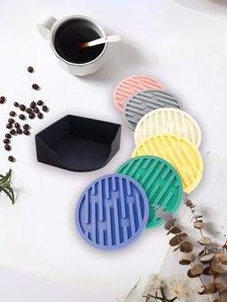 The Better Home - Coaster Set Multi-Color (Pack of 6)