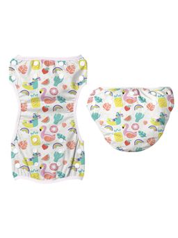 Polka Tots - Reusable & Leakproof Picnin Print Swim Diaper For Unisex