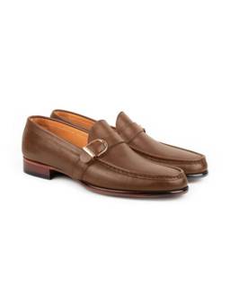 ITALIAN SHOES COMPANY - Men Brown Enzo Single Loafers