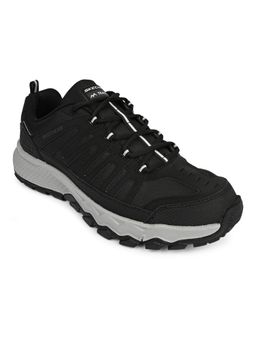SKECHERS - Mens DYNAMITE AT Black Grey Casual Sneakers Shoe