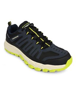SKECHERS - Mens DYNAMITE AT Navy Black Casual Sneakers Shoe