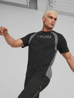 Puma - Fit Ultrabreathe Triblend Mens Black T-Shirt