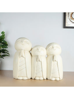 HomeTown - 3Monks Polyresin Figurine Sand