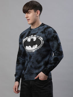 Free Authority - Mens Batman Printed Grey Sweatshirt
