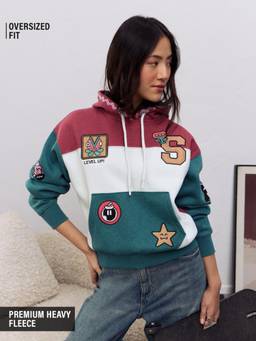 The Souled Store - Forever Retro Souled Women Oversized Hoodie