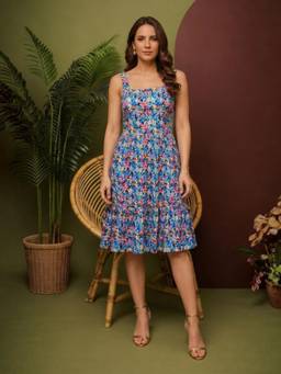Oxolloxo - Women Multi-Color Midi Dress