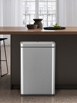 OBSESSIONS - Eko Automatic Sensor Trash Can Usb Chargeable Touchless Metallic Dustbin 45 Ltr.