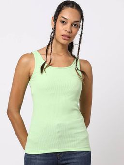 GAP - Womens Slim Fit Tank Top - Green