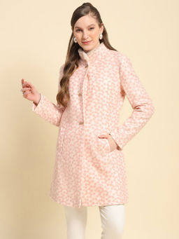 Global Republic - Women Pink Embroidered Coat
