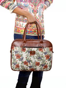 The Clownfish - Womens Laptop Bag Deborah Multicolor Floral - TCFWLBTP-GA-156MAR-FLO