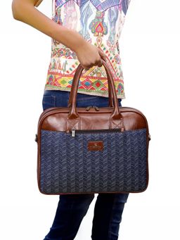The Clownfish - Womens Laptop Bag Deborah Blue - TCFWLBTP-GA-156BU-STRIPES