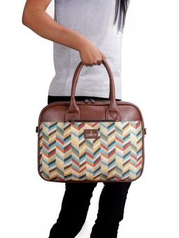 The Clownfish - Womens Laptop Bag Deborah Multicolor Rainbow Design - TCFWLBJU-GA-156MLC4-RBW