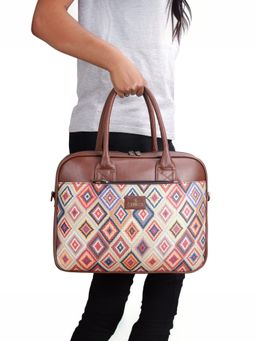 The Clownfish - Womens Laptop Bag Deborah Multicolor Diamond - TCFWLBJU-GA-156MLC3-DIA