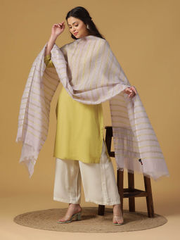 Shingora - Pink Dobby Woven Silk Tencel Dupatta