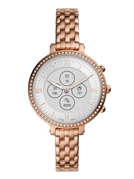 Buy Fossil Monroe HR Rose Gold Smartwatch FTW7037 For Women  display picture 3