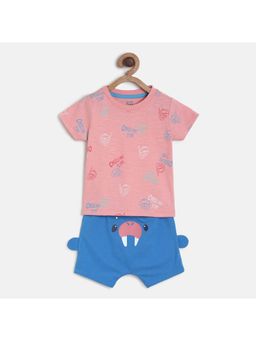 MINI KLUB - Baby Boys Multi T-shirt & Bottom (Set of 2)