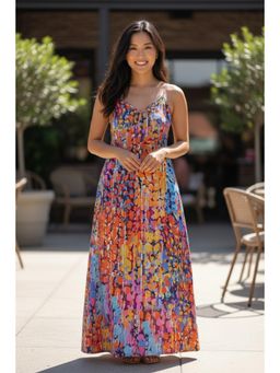 PARTIQ - Womens Cross-Border European And American Slip Dress - Red