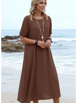 PARTIQ - Womens Summer Resort Style - Brown