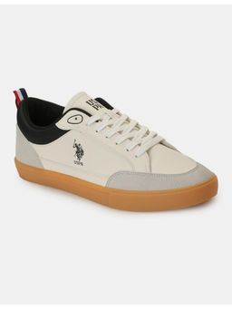 U.S. POLO ASSN. - White USPA LUCIAN Stylish Casual Sneakers