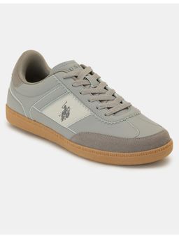 U.S. POLO ASSN. - Grey USPA GAFFER Stylish Casual Sneakers