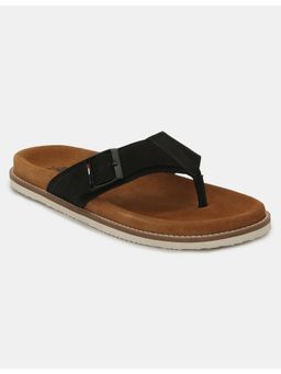 U.S. POLO ASSN. - Mens Black USPA RANGER Stylish Sliders Sandals