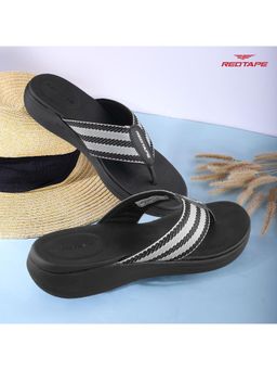 Red Tape - Womens Black Eva Comfort Flipflops