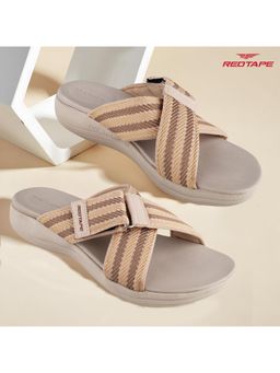 Red Tape - Womens Beige EVA Comfort Sandals