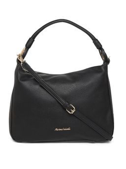 Marina Galanti - Black Color Soft PU Material Medium Size Hobo - MB0370HO3001