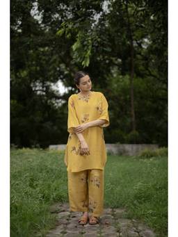 ETAR - Yellow Morning whispers Kurta with Pant
