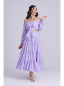 Torsha - Lavender Skirt And Top