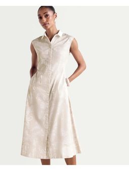 RAREISM - Floral Beige Women Dress