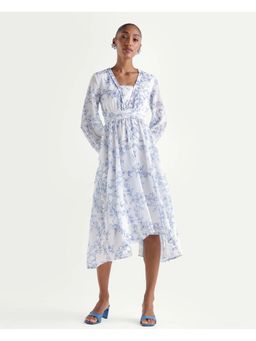 RAREISM - Floral White Women Dress