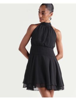 RAREISM - Solid Black Women Dress