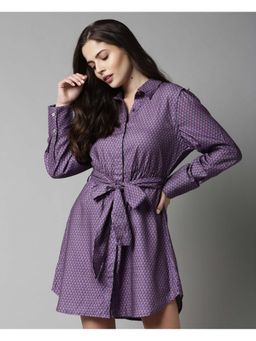 RAREISM - Plum Purple Women Dress