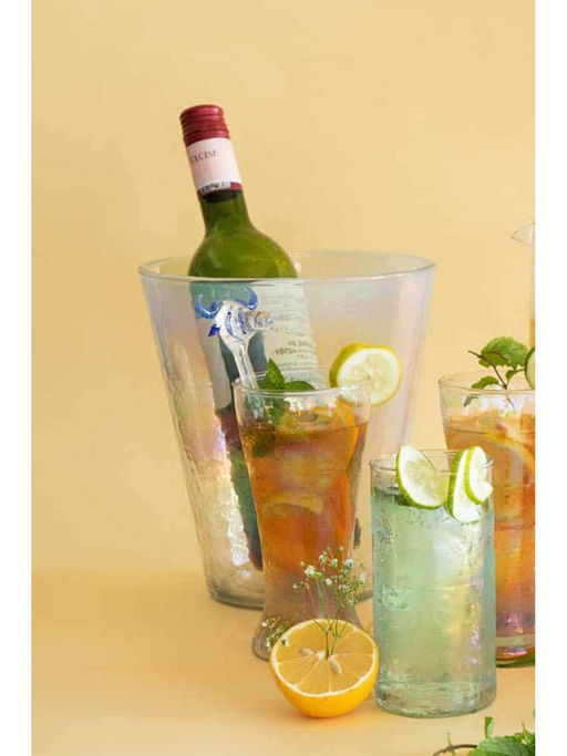 Freedom Tree Bombay Glass Ice Bucket Transparent