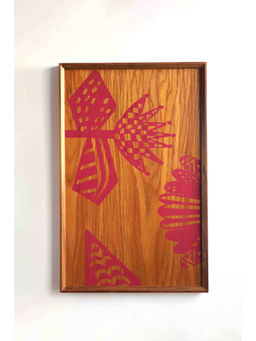 Freedom Tree - Arakta Wood Serving Tray Maroon