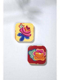 Freedom Tree - Gypsy Rose Coaster Multicolor Set Of 4