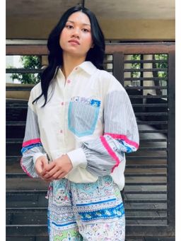 alfabolic - Women's Multicolor The Summer House Shirt